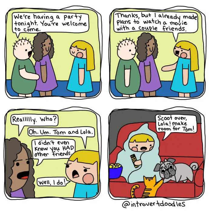 88 Comics That introverts Will Understand