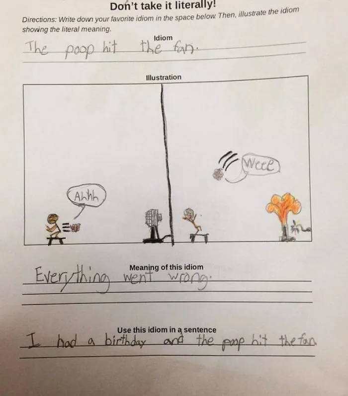 My Friend Teaches Fifth Grade, And She Was Given This By A Student Today. This Kid Is Going places