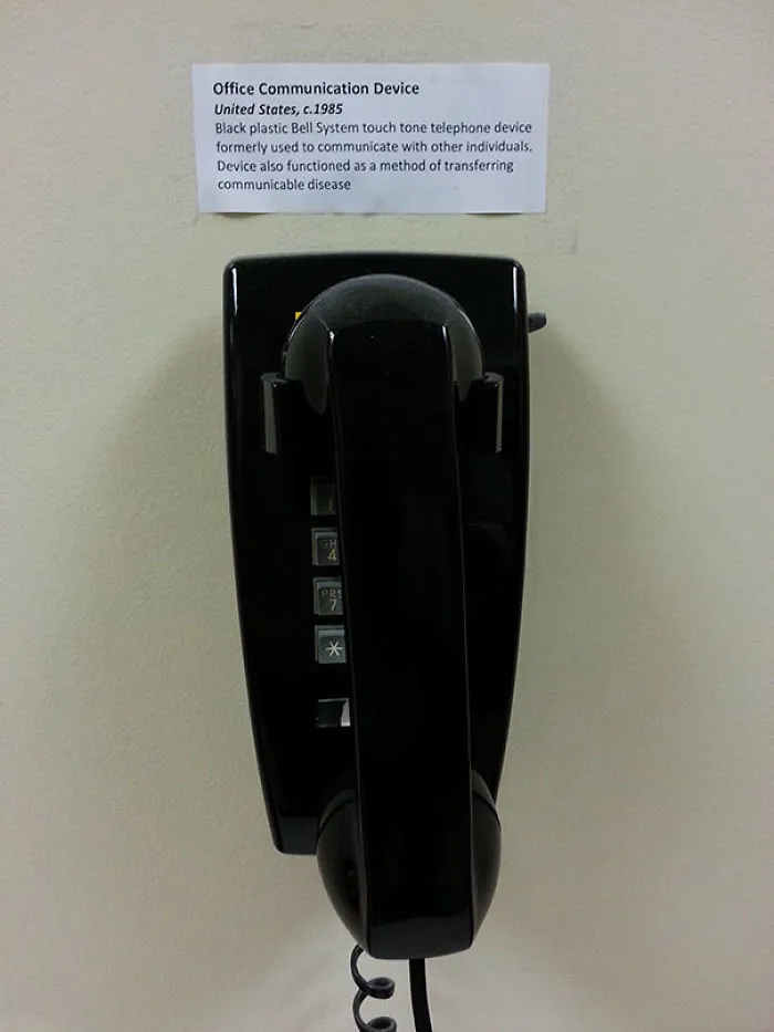 My Office Refuses To Take Down This Non Operating Antiquated Piece Of Equipment , So I Did The Only Logical Thing