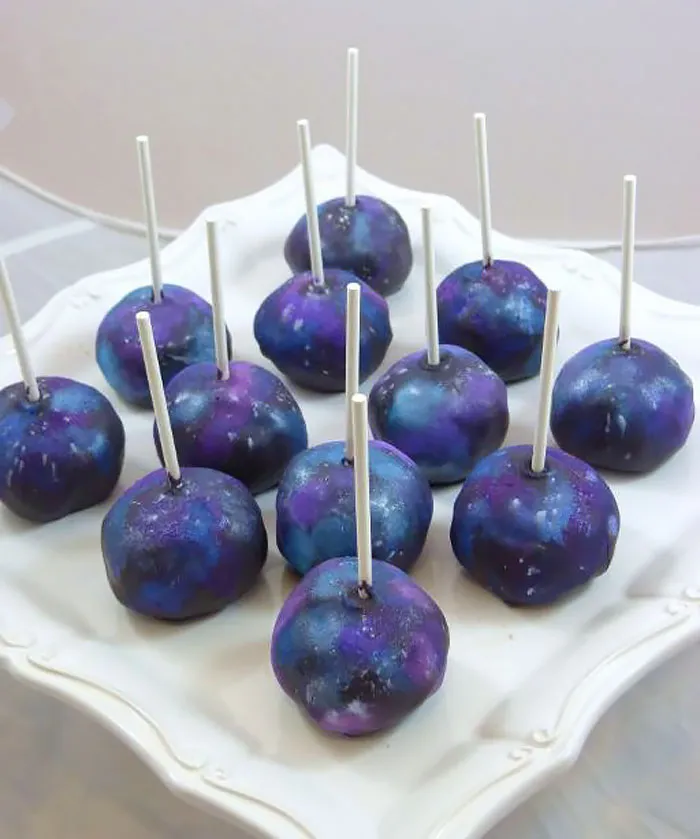 Galaxy Cake Pops