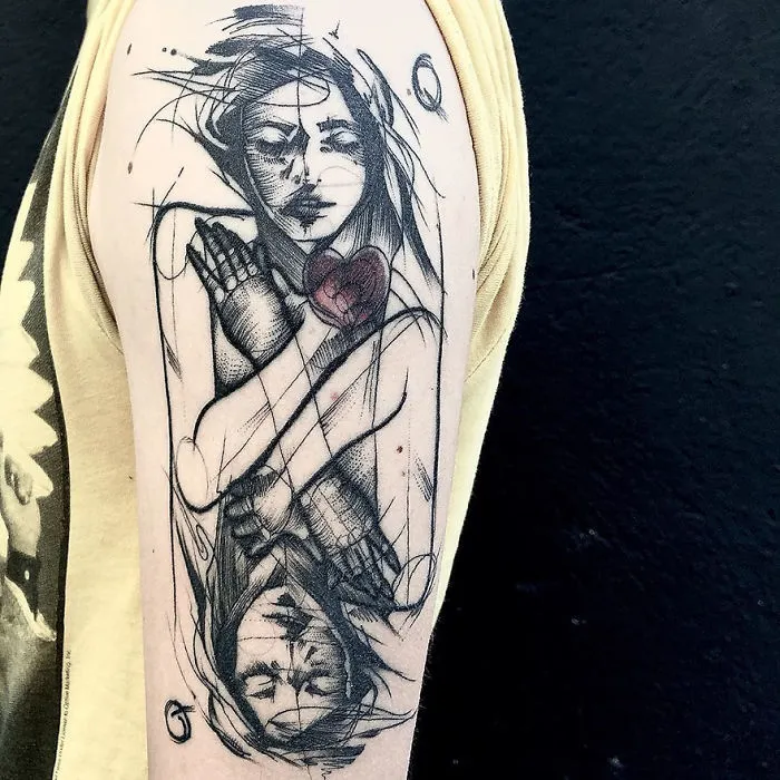Sketch Tattoos By Frank Carrilho Show The Beauty Of Imperfection