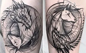 Sketch Tattoos By Frank Carrilho Show The Beauty Of Imperfection
