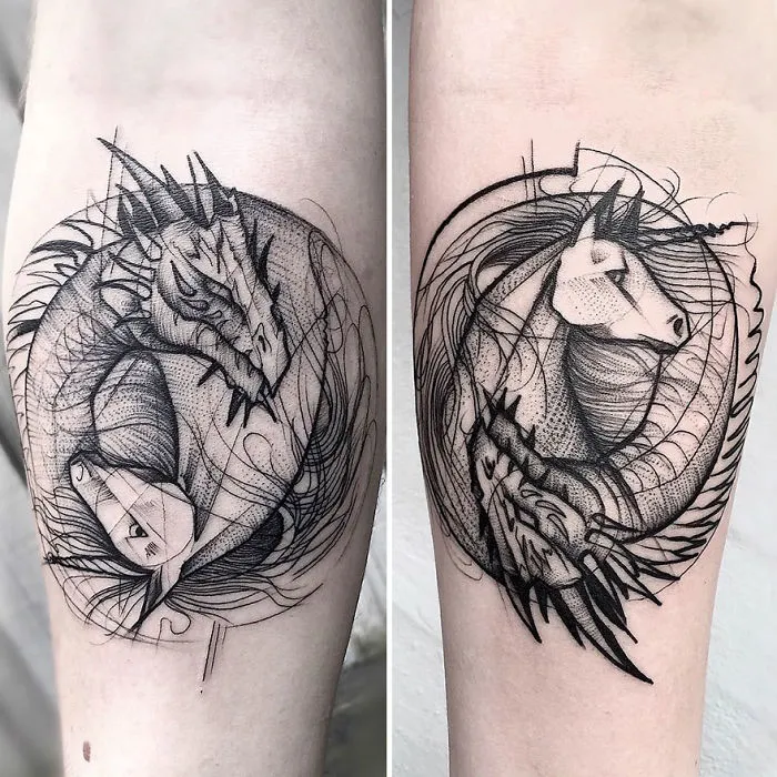 Sketch Tattoos By Frank Carrilho Show The Beauty Of Imperfection