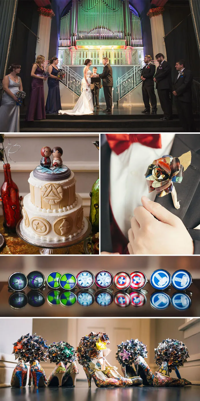 Avenger Themed Wedding