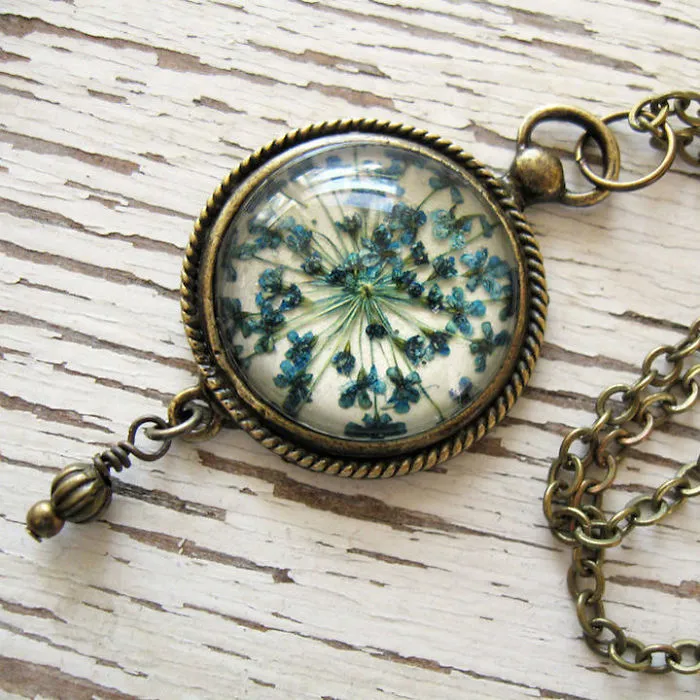 Botanical Pressed Flower Jewelry That I Make From Real Flowers