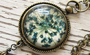 Botanical Pressed Flower Jewelry That I Make From Real Flowers