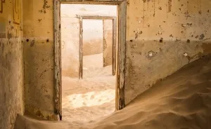 The Abandoned Town Of Kolmanskop, Where Sand Is Reclaiming The Land
