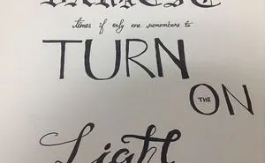 Calligraphy By A Beginner