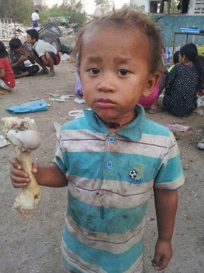 Burmese Thai Border Refugee Boy
