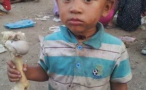 Burmese Thai Border Refugee Boy