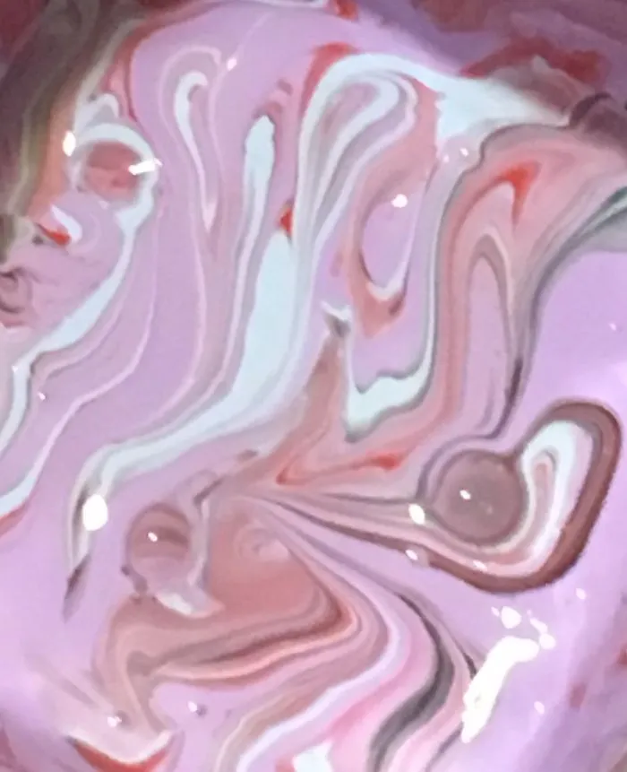 My Daughter Mixed Paint Together And Got This Magical Thing