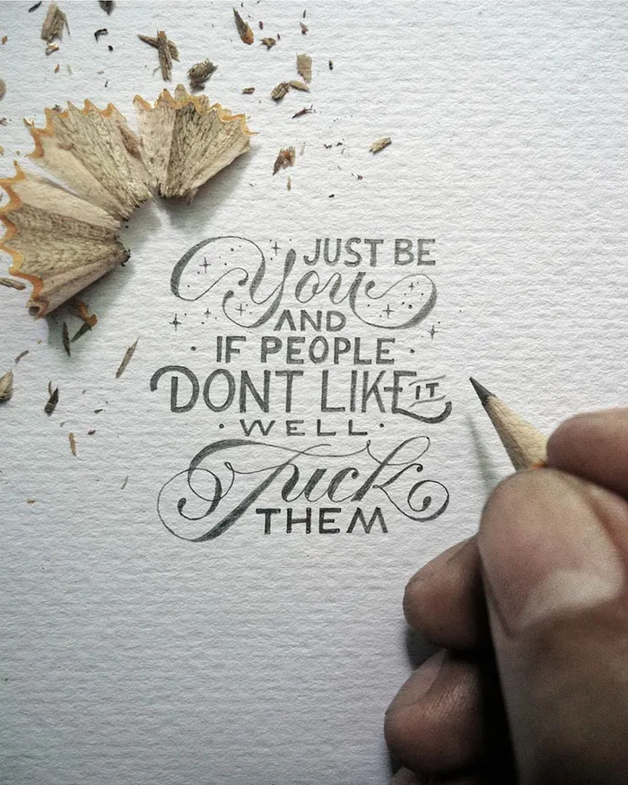 Tiny Letters Tell Brutally Honest Truth And Inspire To Be Yourself