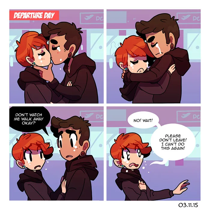 Artist Illustrates Her Long Distance Relationship Struggles And Joys