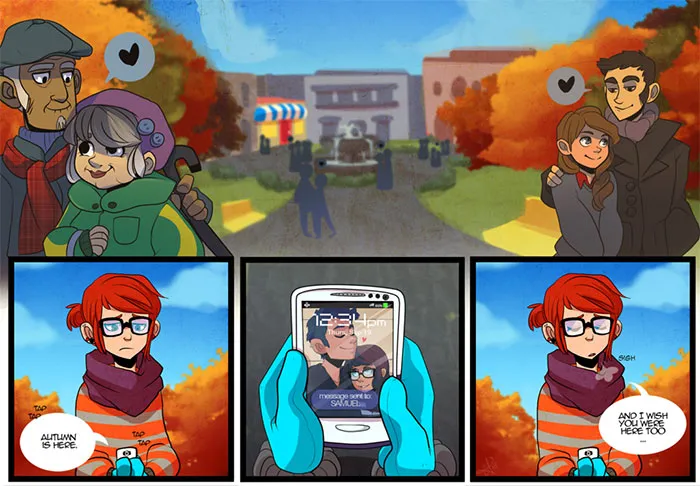 Artist Illustrates Her Long Distance Relationship Struggles And Joys
