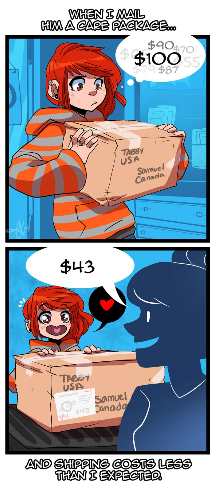 Artist Illustrates Her Long Distance Relationship Struggles And Joys