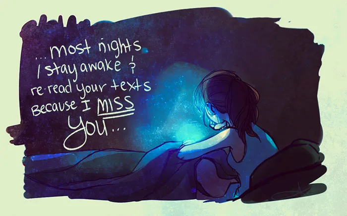 Artist Illustrates Her Long Distance Relationship Struggles And Joys