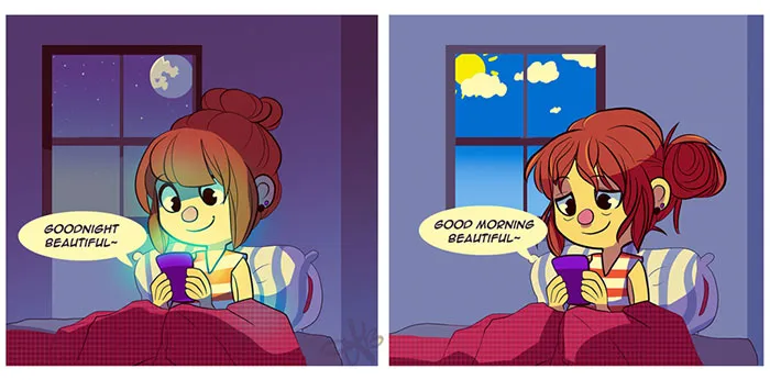 Artist Illustrates Her Long Distance Relationship Struggles And Joys