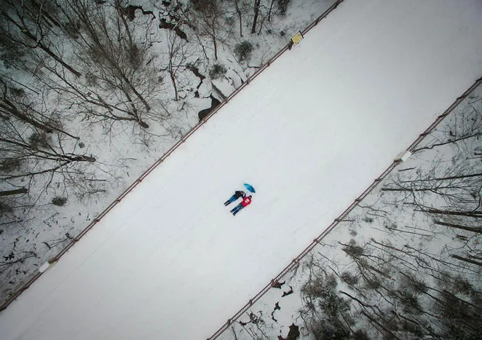 Selfie Taken With A Drone, New Hampshire, United States