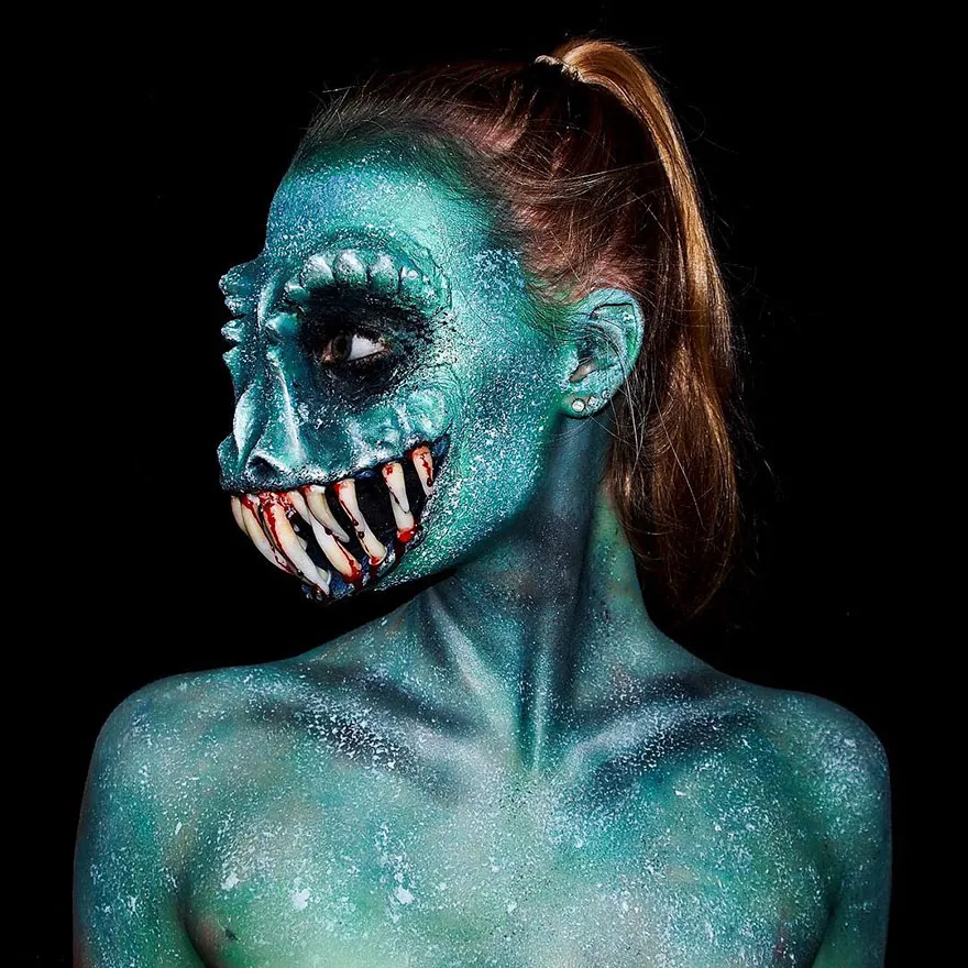 I'm A 16-Year-Old Who Loves Turning Myself Into Monsters