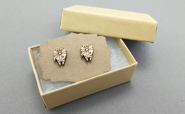 Millennium Falcon Earrings