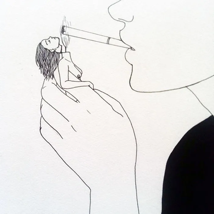 Young Artist Creates Insightful Illustrations Based On Her Life