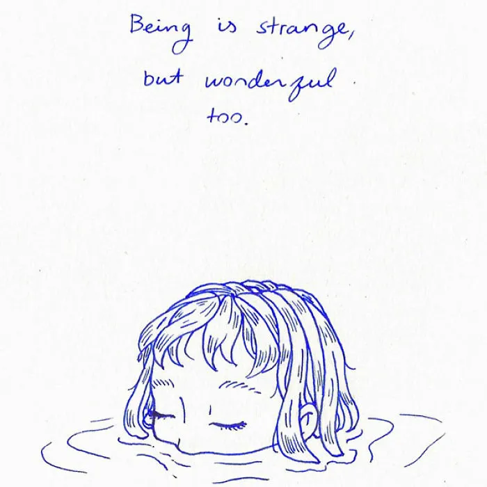 Young Artist Creates Insightful Illustrations Based On Her Life