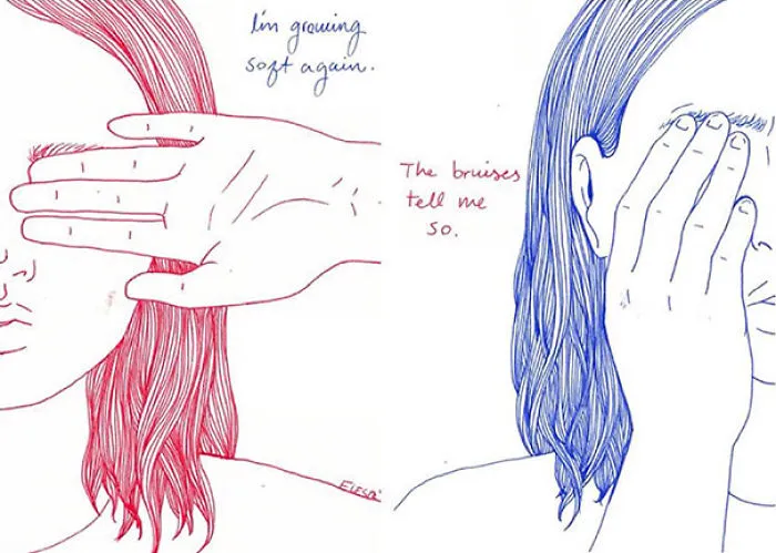 Young Artist Creates Insightful Illustrations Based On Her Life