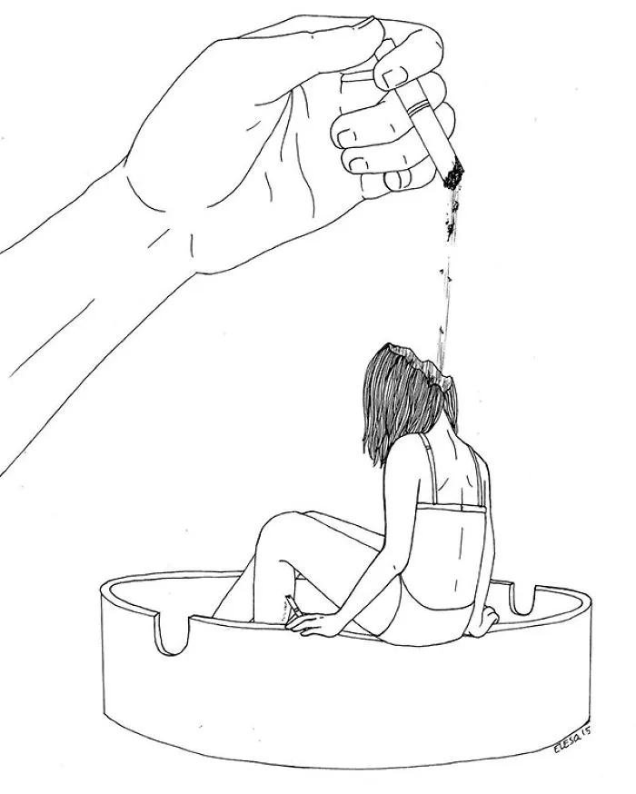 Young Artist Creates Insightful Illustrations Based On Her Life