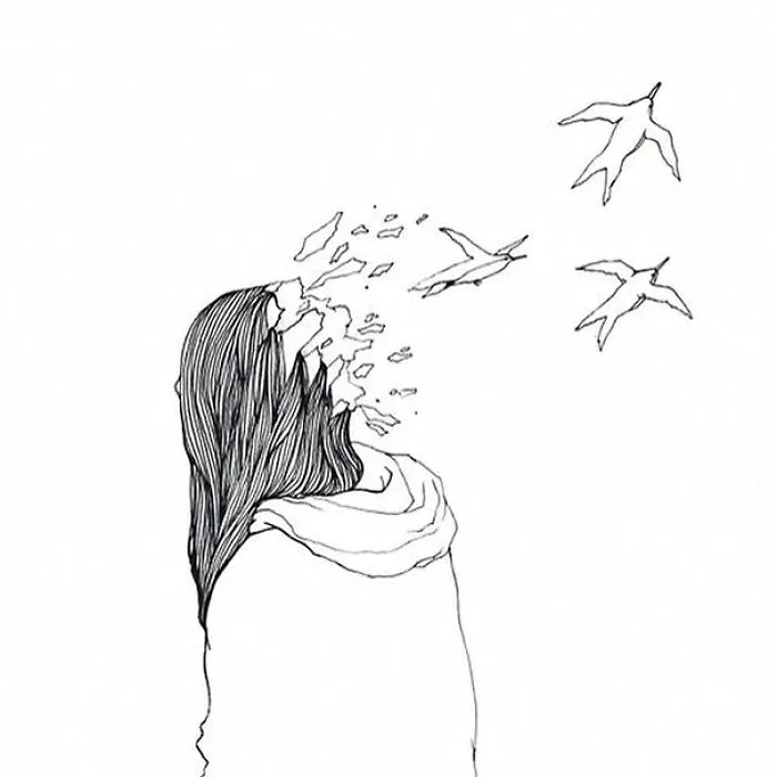 Young Artist Creates Insightful Illustrations Based On Her Life