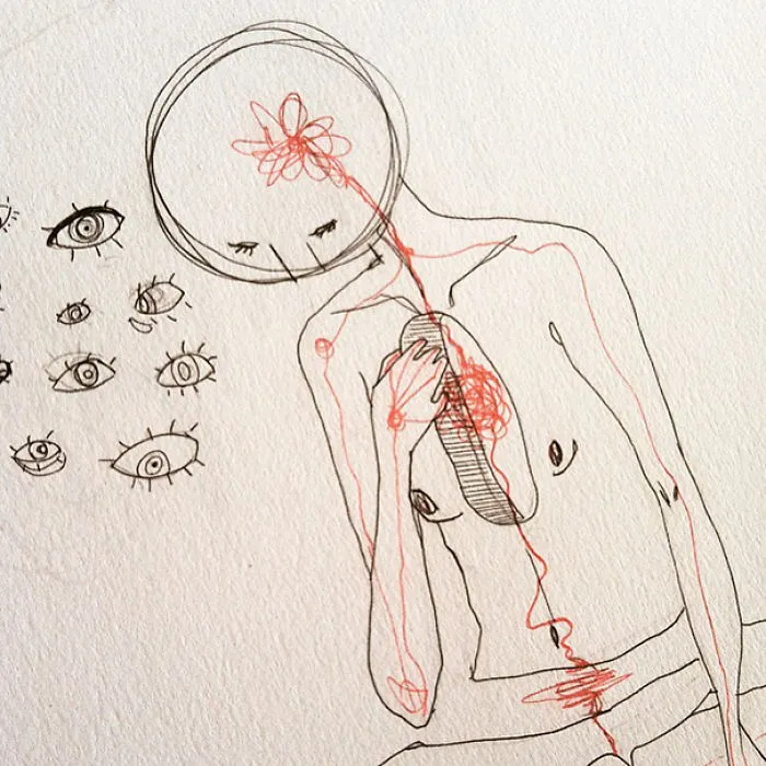 Young Artist Creates Insightful Illustrations Based On Her Life