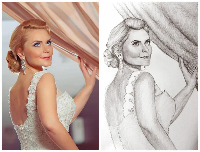 I Draw Cute Portraits In Pencil While Having My Morning Coffee