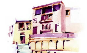 I Painted My Trip To Leh-Ladakh In Watercolor