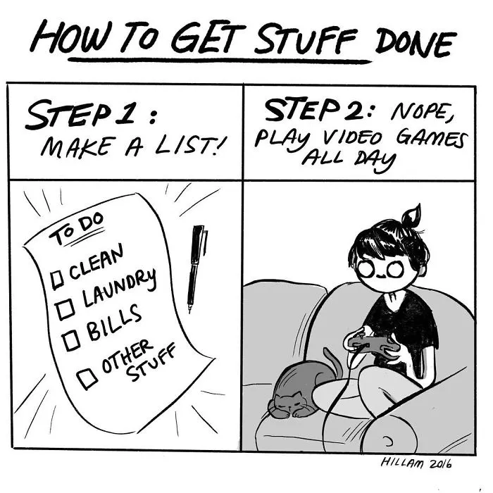 Artist Illustrates Daily Struggles Of A Modern Girl