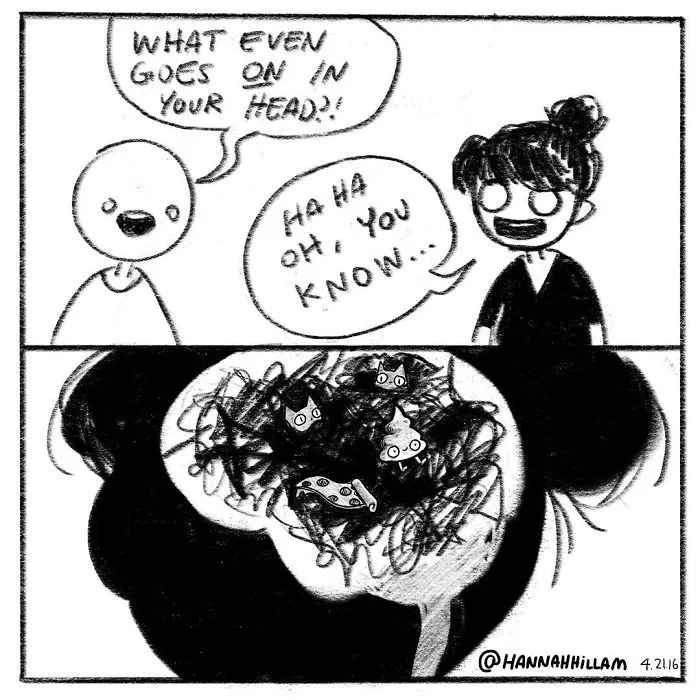Artist Illustrates Daily Struggles Of A Modern Girl