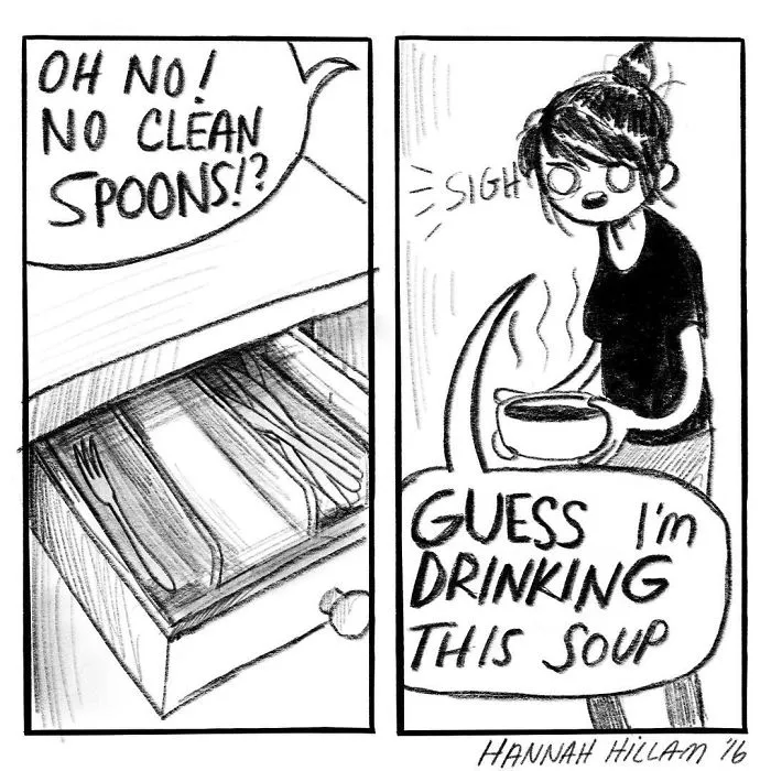 Artist Illustrates Daily Struggles Of A Modern Girl