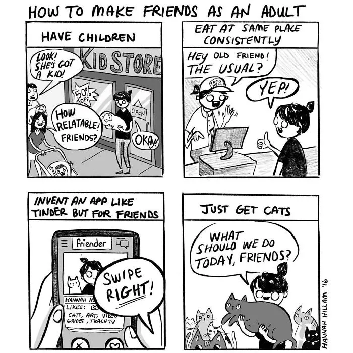Artist Illustrates Daily Struggles Of A Modern Girl