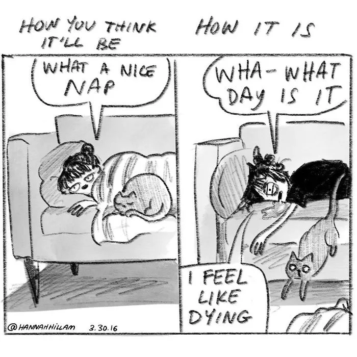 Artist Illustrates Daily Struggles Of A Modern Girl