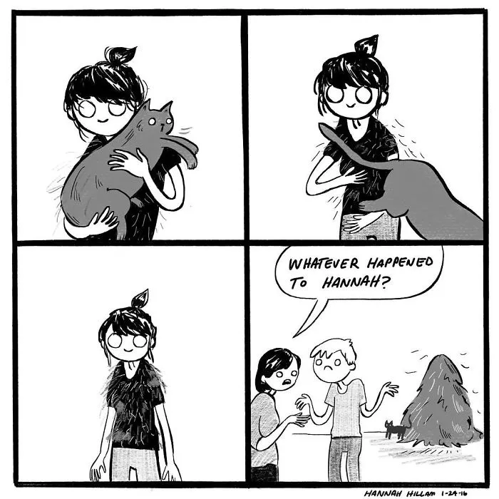 Artist Illustrates What It's Like To Live With Cats (35 Pics)