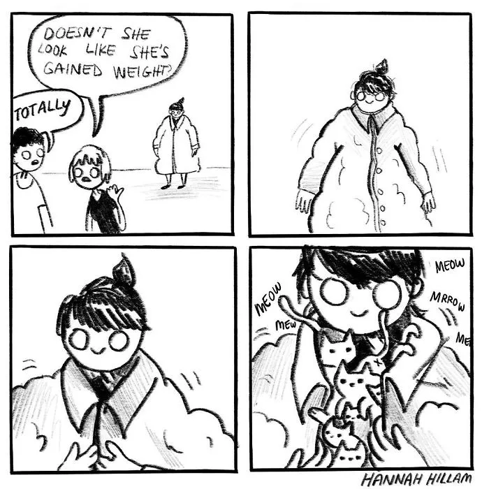 Artist Illustrates What It's Like To Live With Cats (35 Pics)
