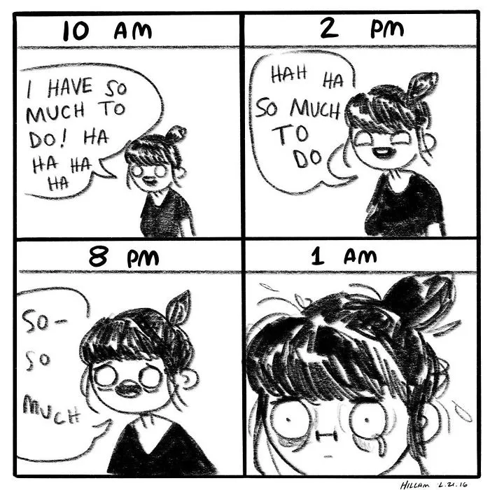 Artist Illustrates Daily Struggles Of A Modern Girl