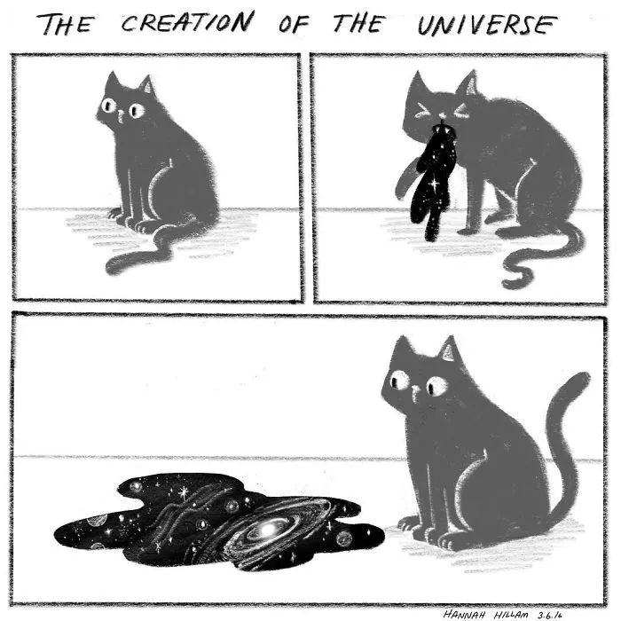 Artist Illustrates What It's Like To Live With Cats (35 Pics)