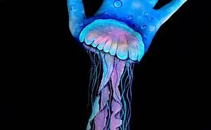 I Turn My Arms Into Optical Illusions