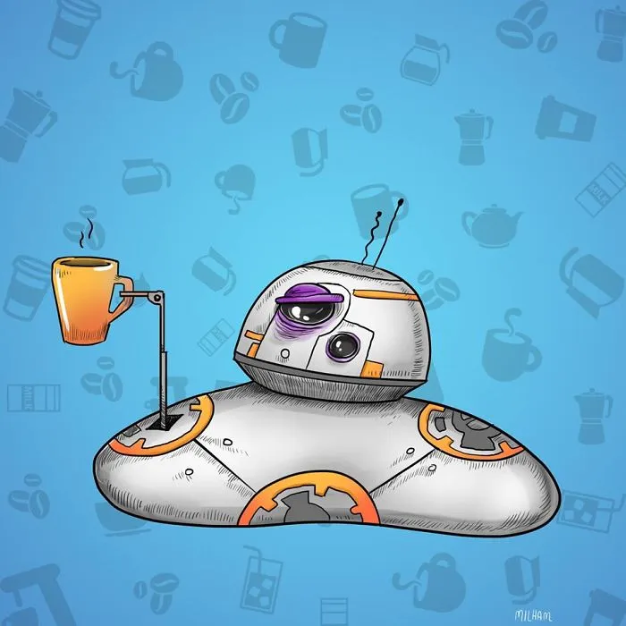 Bb-8 Before Coffee