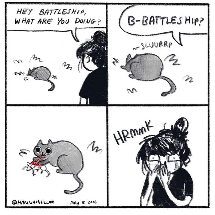 Artist Illustrates What It's Like To Live With Cats (35 Pics)