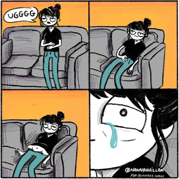 Artist Illustrates Daily Struggles Of A Modern Girl