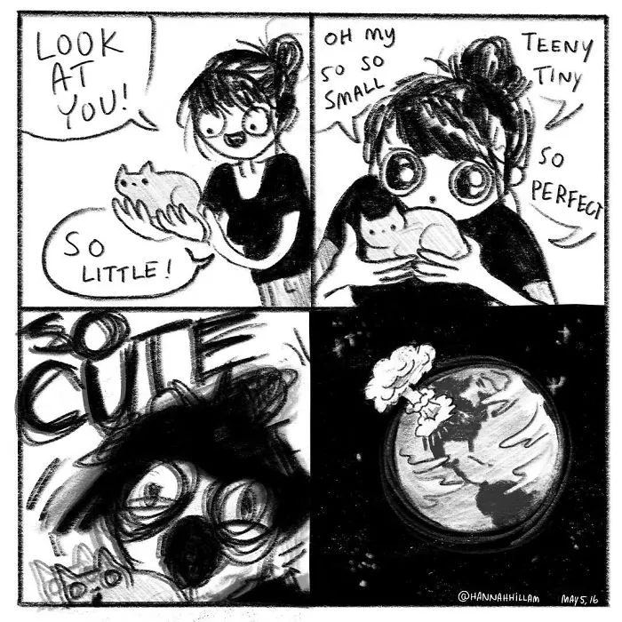 Artist Illustrates What It's Like To Live With Cats (35 Pics)