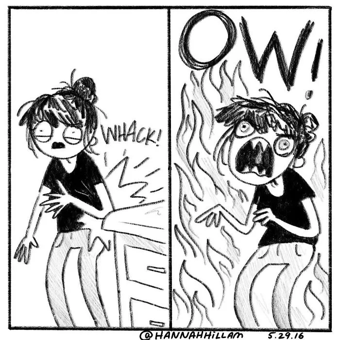 Artist Illustrates Daily Struggles Of A Modern Girl