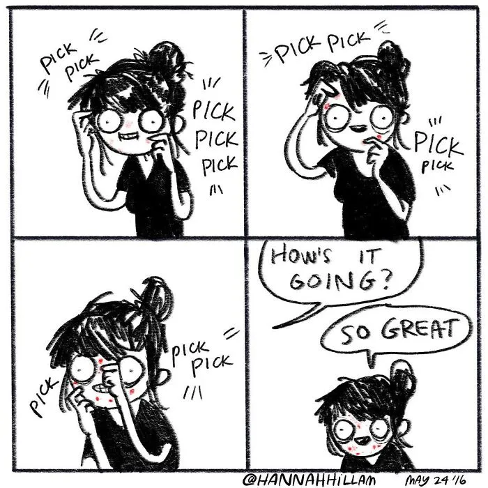 Artist Illustrates Daily Struggles Of A Modern Girl