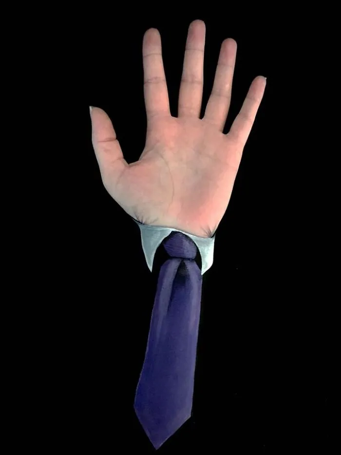 I Turn My Arms Into Optical Illusions