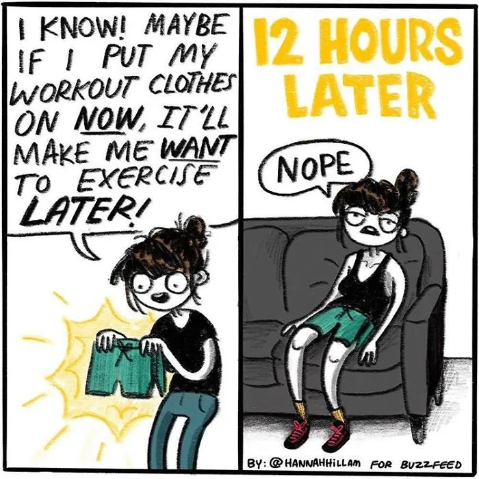 Artist Illustrates Daily Struggles Of A Modern Girl